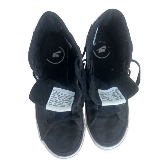 Nike Court Legacy Canvas Mid Women 7 Black White DD0161-001 Athletic Sneakers - Picture 7 of 11